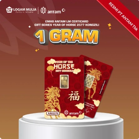 Emas Antam LM Gift Series Imlek 2026 Year of The Horse - 1 gr